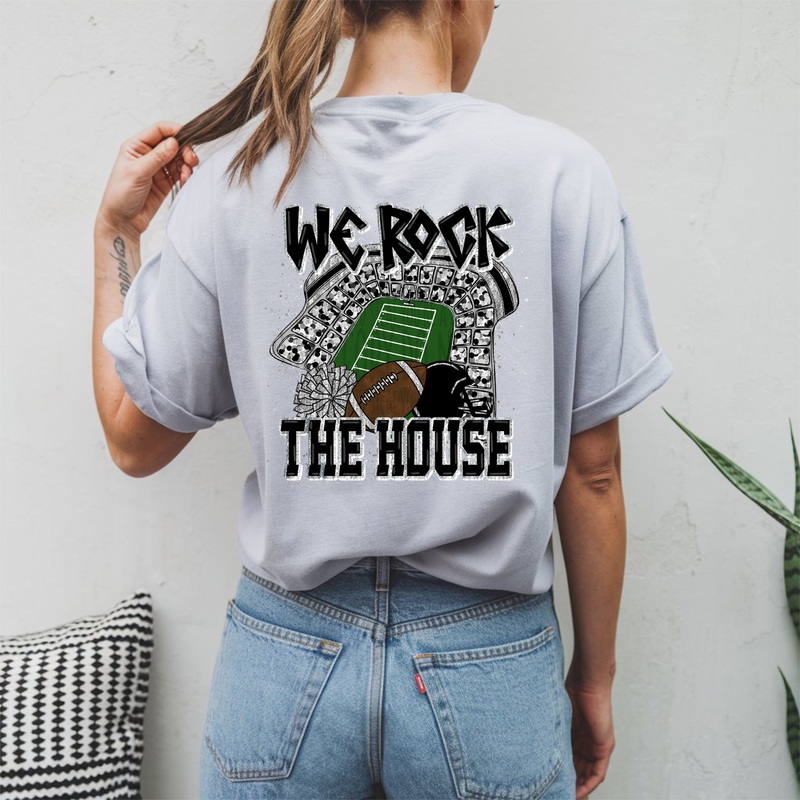 WE ROCK THE HOUSE BLACK SILVER