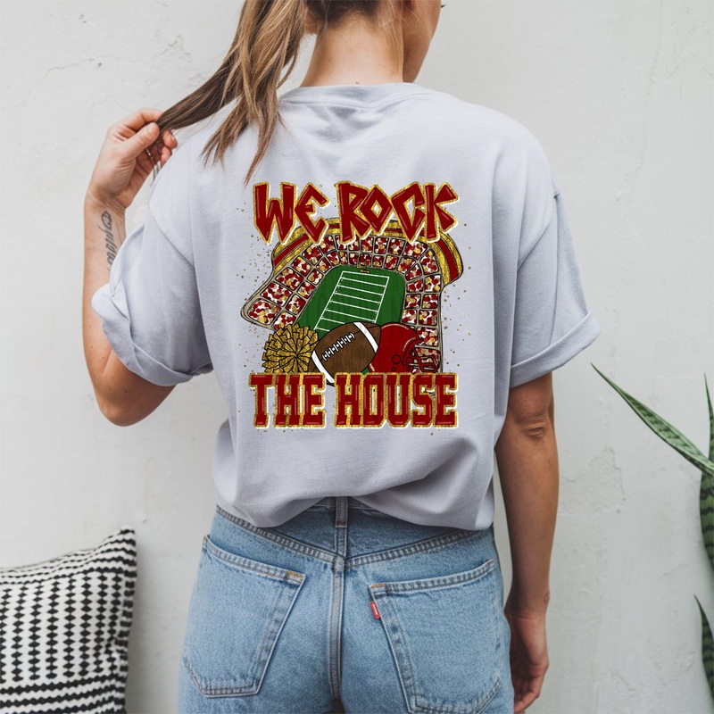 WE ROCK THE HOUSE MAROON YELLOW