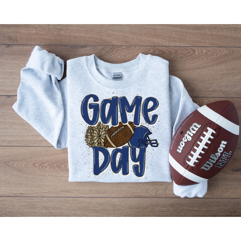 WE ROCK THE HOUSE NAVY GOLD POCKET