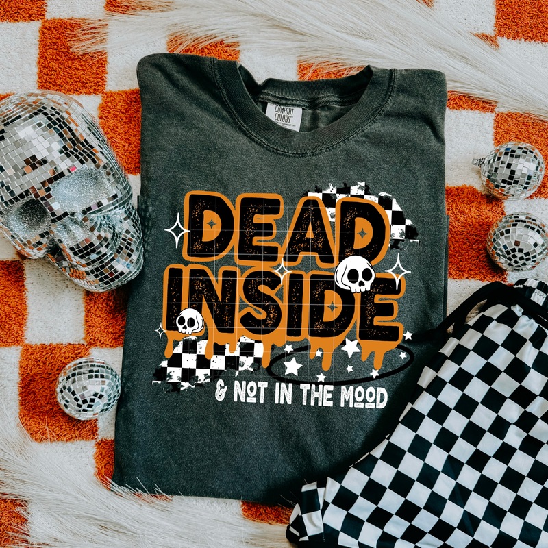 DEAD INSIDE WHITE ACCENTS|Pocket 4″(4.00in x 3.45in)|Infant 6″(6.00in x 5.17in)|Toddler 7″(7.00in x 6.03in)|Youth 8.5″(8.50in x 7.32in)|Adult 11″(11.00in x 9.48in)|Adult 12″(12.00in x 10.34in)