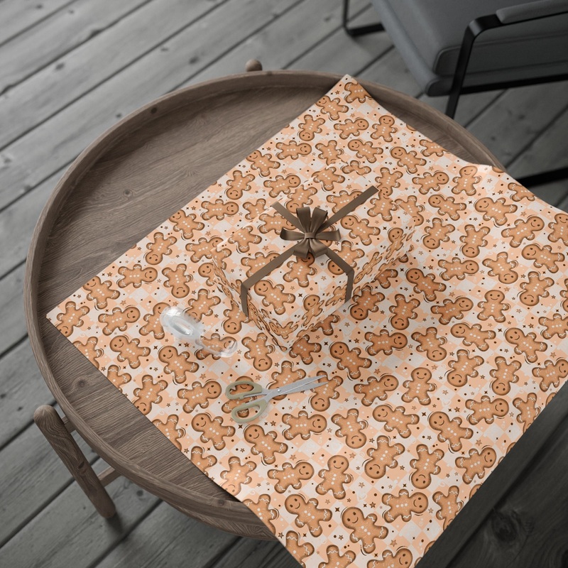 Gingerbread Seamless Wrapping Paper
