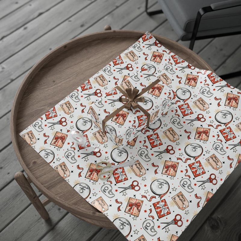 Wrapping Paper Things Seamless Wrapping Paper