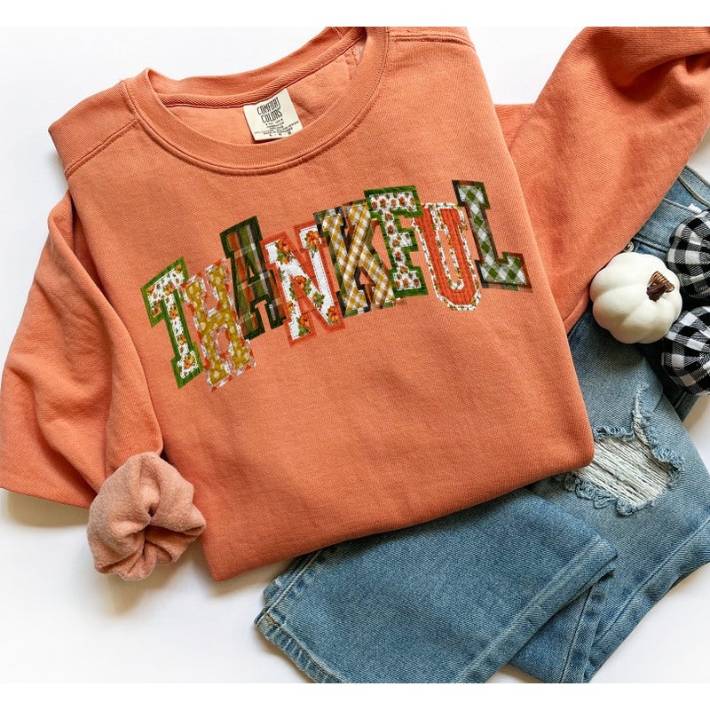 THANKFUL ARCHED|Pocket 4″(4.00in x 1.41in)|Infant 6″(6.00in x 2.11in)|Toddler 7″(7.00in x 2.47in)|Youth 8.5″(8.50in x 2.99in)|Adult 11″(11.00in x 3.87in)|Adult 12″(12.00in x 4.23in)