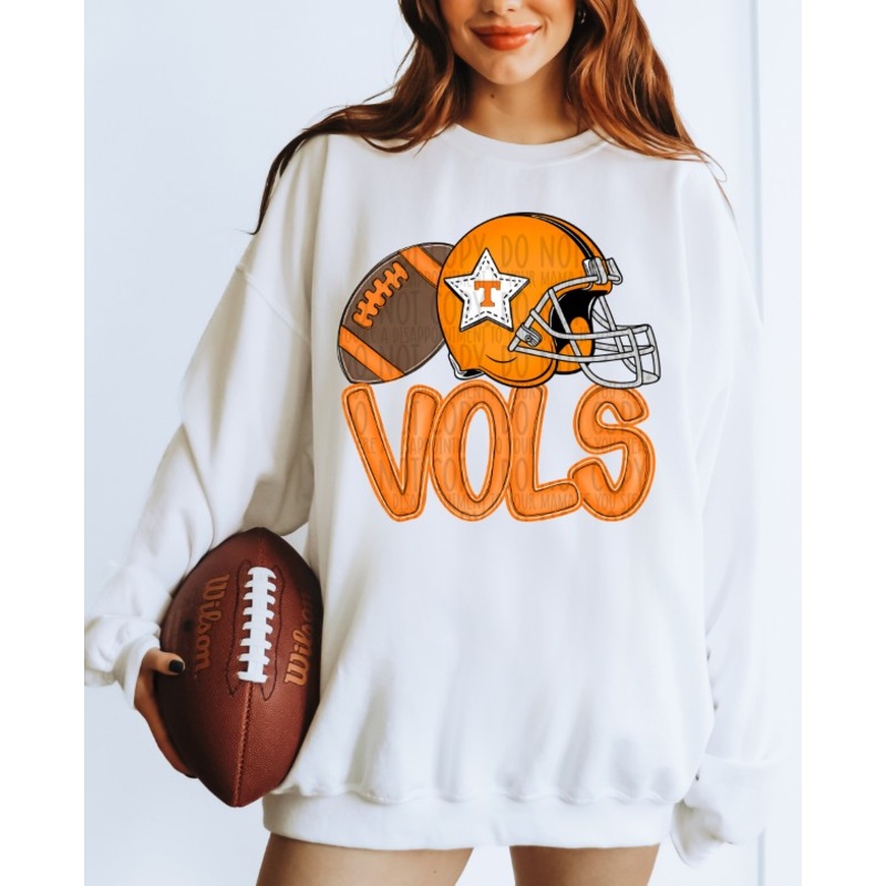 VOLS HELMET + FOOTBALL STACKED