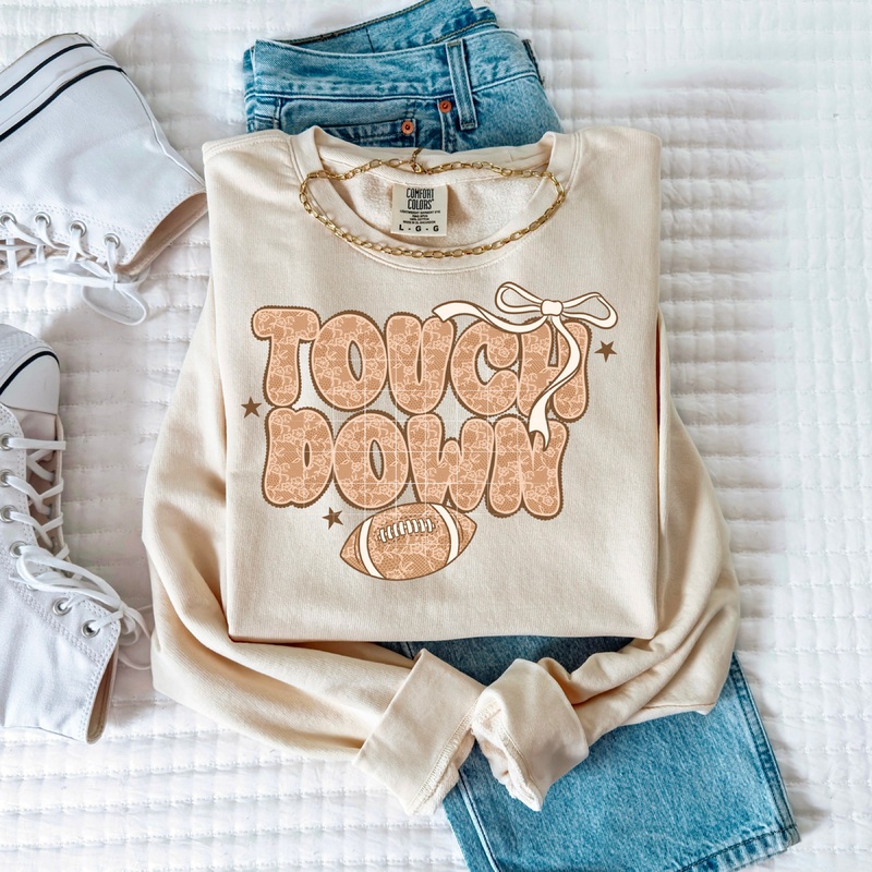 TOUCHDOWN LACE|Pocket 4″(4.00in x 3.25in)|Infant 6″(6.00in x 4.88in)|Toddler 7″(7.00in x 5.69in)|Youth 8.5″(8.50in x 6.91in)|Adult 11″(11.00in x 8.95in)|Adult 12″(12.00in x 9.76in)