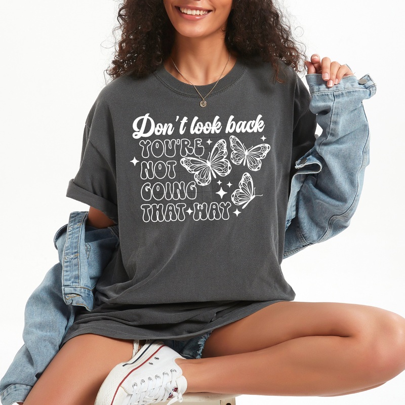 DON’T LOOK BACK SINGLE COLOR WHITE