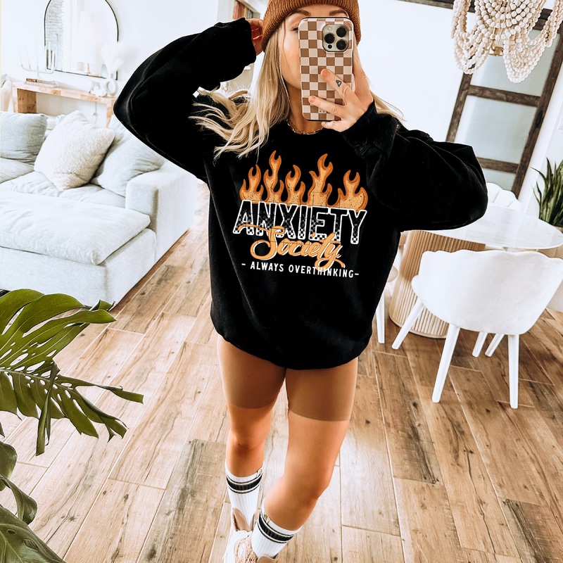 ANXIETY SOCIETY WHITE|Default Size