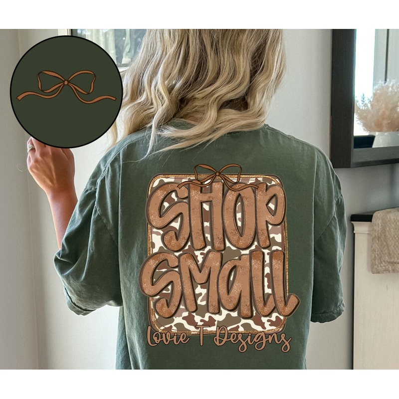 Fall Shop Small + Bow Pocket Custom