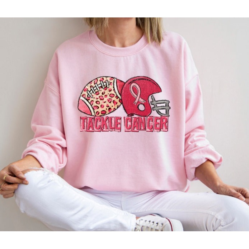TACKLECANCER|Youth 8.5″(8.50in x 5.12in)|Adult 11″(11.00in x 6.63in)|Adult 12″(12.00in x 7.23in)