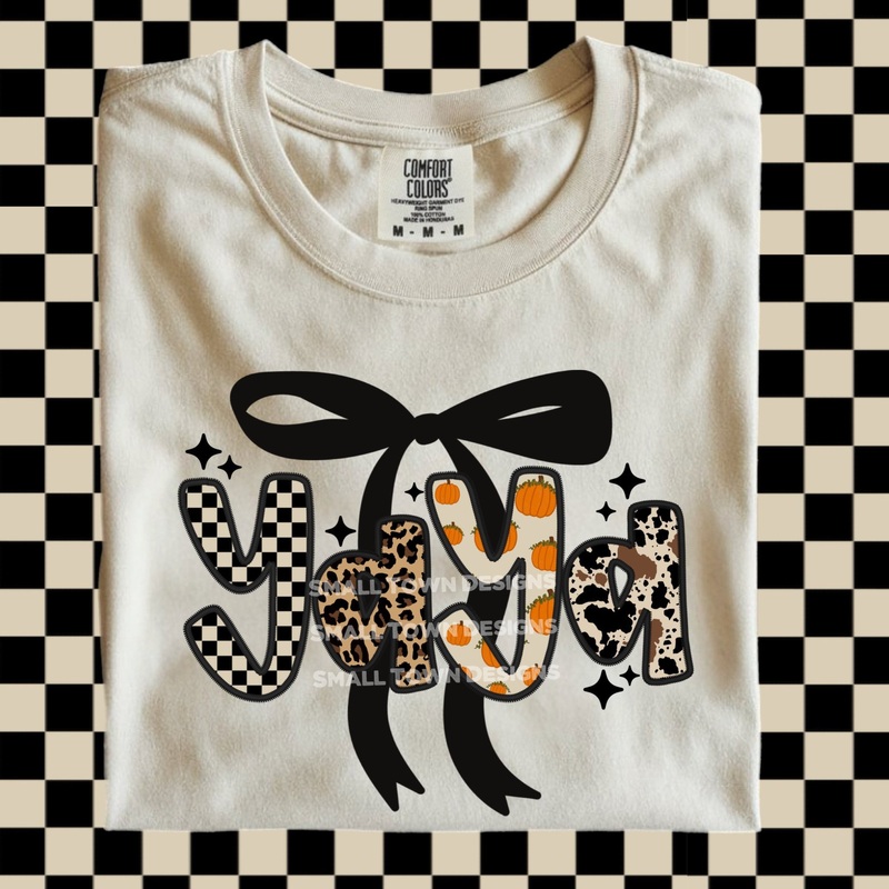 YAYA FALL BOW|Adult 11″(11.00in x 9.51in)|Adult 12″(12.00in x 10.37in)