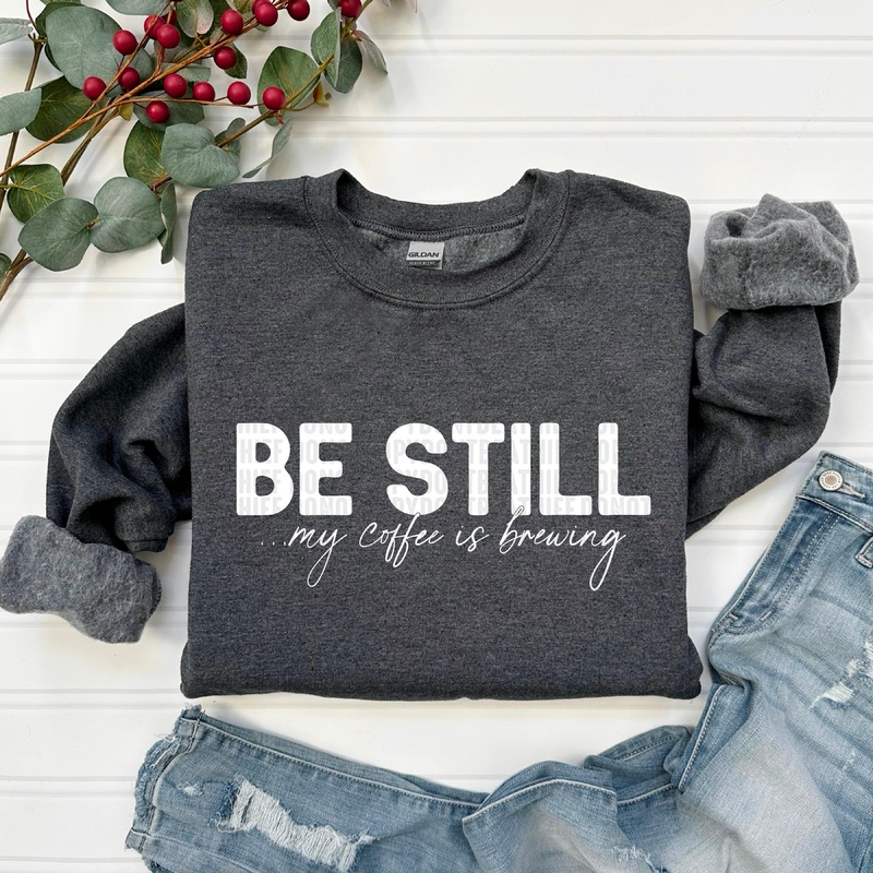 BE STILL WHITE|Pocket 4″(4.00in x 1.62in)|Infant 6″(6.00in x 2.43in)|Toddler 7″(7.00in x 2.84in)|Youth 8.5″(8.50in x 3.45in)|Adult 11″(11.00in x 4.46in)|Adult 12″(12.00in x 4.87in)