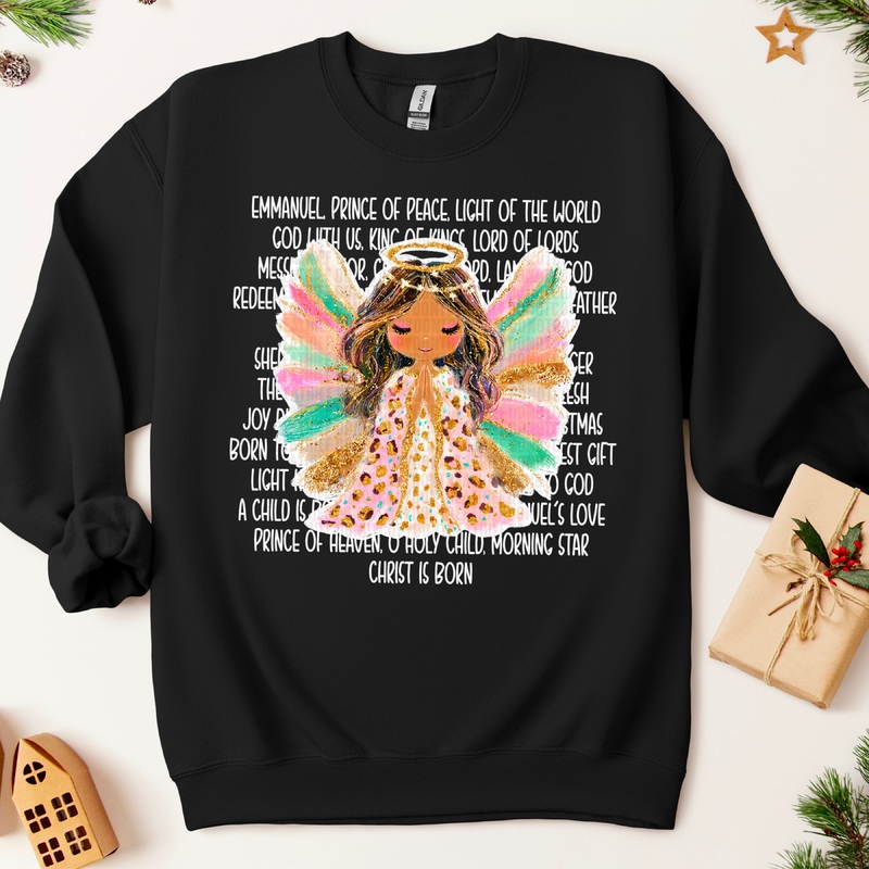 ANGEL OF CHRIST WHITE|Pocket 4″(3.99in x 4.00in)|Infant 6″(5.99in x 6.00in)|Toddler 7″(6.99in x 7.00in)|Youth 8.5″(8.48in x 8.50in)|Adult 11″(10.98in x 11.00in)|Adult 12″(11.98in x 12.00in)