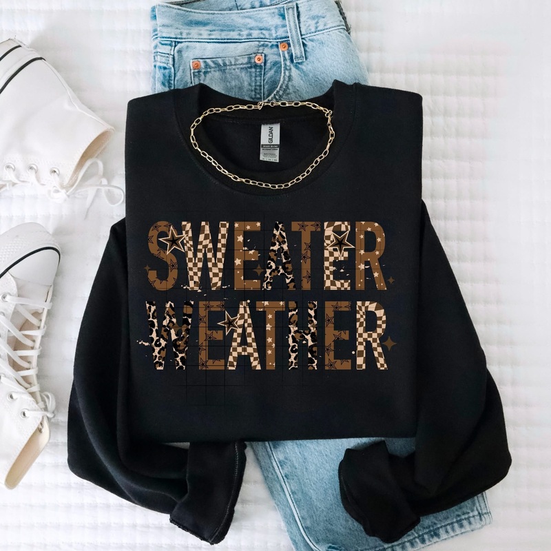 SWEATER WEATHER CHEETAH CHECKER