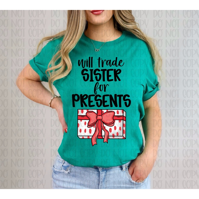 WILLL TRADE SISTER|Toddler 7″(4.62in x 7.00in)|Youth 8.5″(5.61in x 8.50in)|Adult 11″(7.26in x 11.00in)|Adult 12″(7.92in x 12.00in)