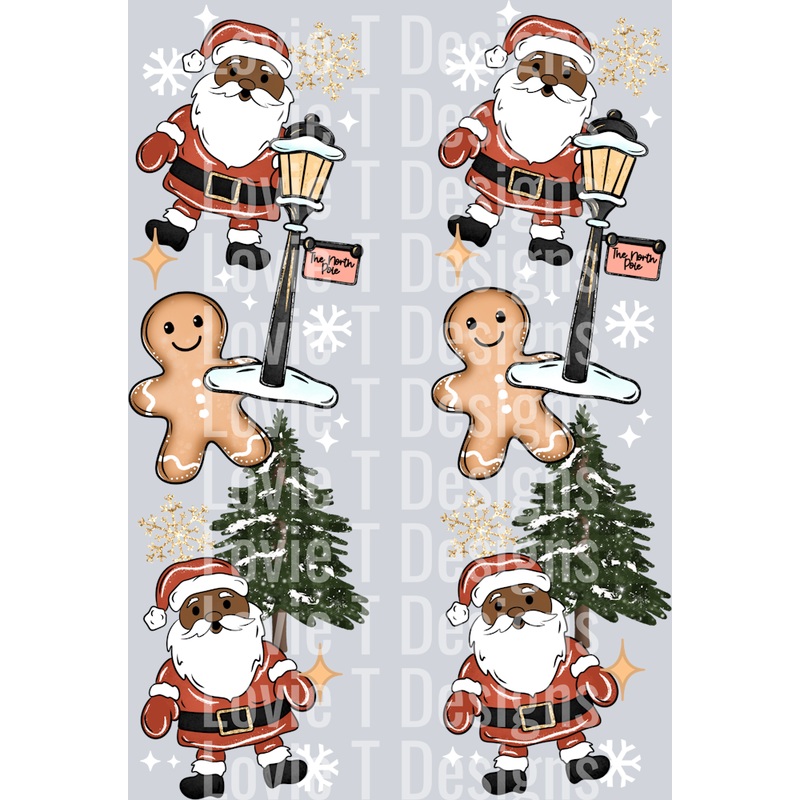 DARKER SKIN TONE SANTA SLEEVE|Pocket 4″(2.72in x 4.00in)|Infant 6″(4.08in x 6.00in)|Toddler 7″(4.76in x 7.00in)|Youth 8.5″(5.78in x 8.50in)|Adult 11″(7.48in x 11.00in)|Adult 12″(8.16in x 12.00in)