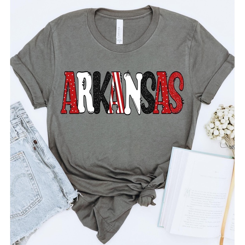 Arkansas Patchwork|Pocket 4″(4.00in x 1.46in)|Infant 6″(6.00in x 2.19in)|Toddler 7″(7.00in x 2.55in)|Youth 8.5″(8.50in x 3.10in)|Adult 11″(11.00in x 4.01in)|Adult 12″(12.00in x 4.37in)