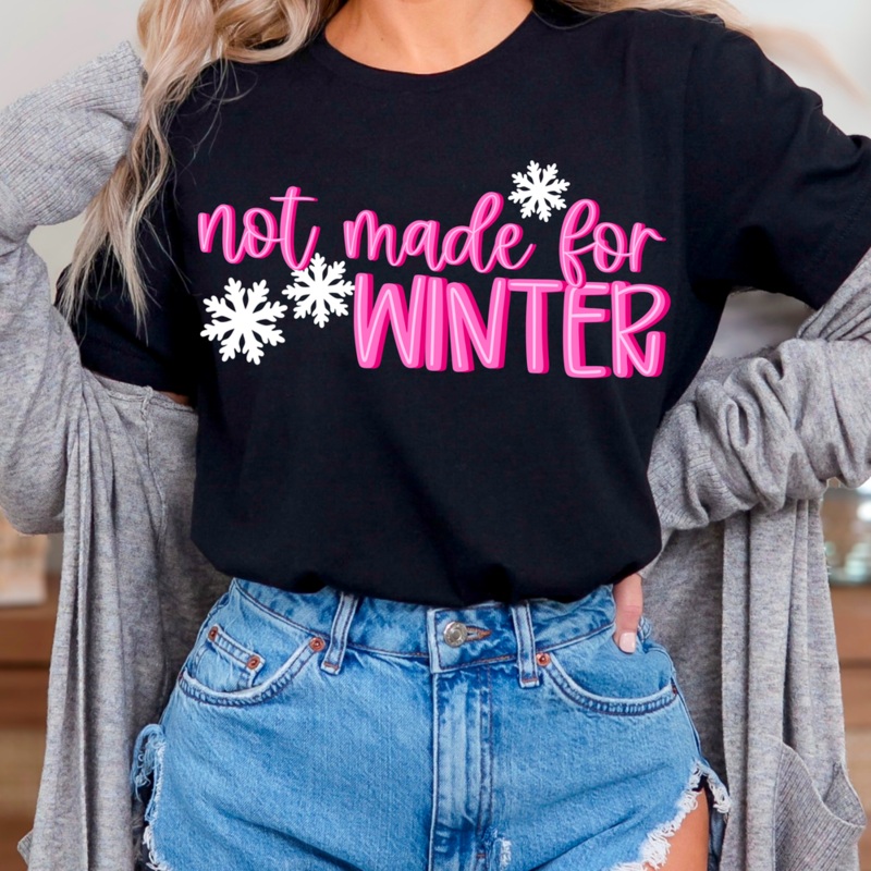 Not_Made_For_Winter_Pink_CMD|Pocket 4″(4.00in x 1.82in)|Infant 6″(6.00in x 2.73in)|Toddler 7″(7.00in x 3.19in)|Youth 8.5″(8.50in x 3.87in)|Adult 11″(11.00in x 5.01in)|Adult 12″(12.00in x 5.46in)