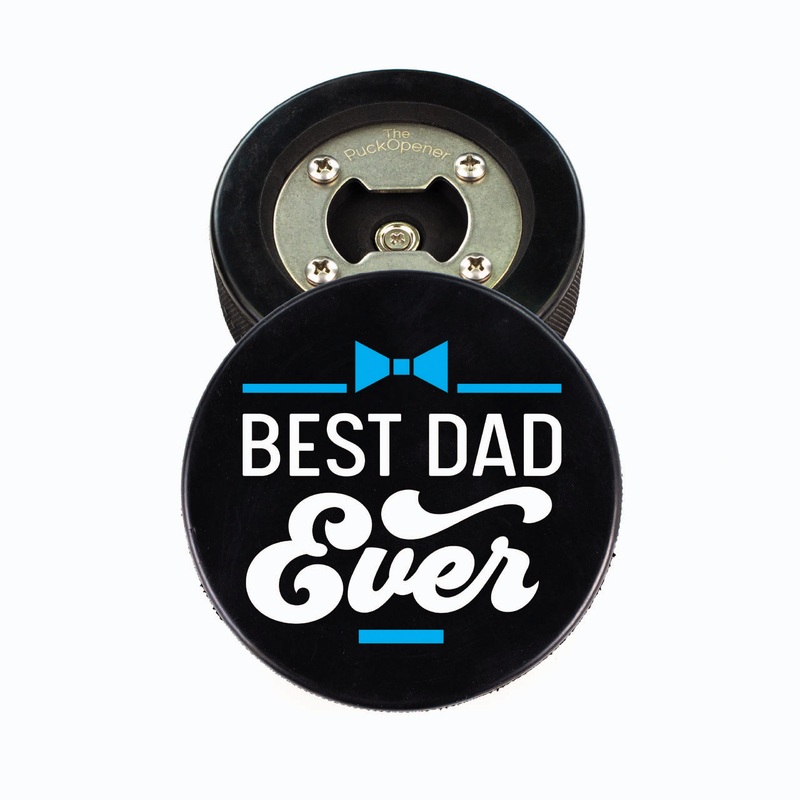 Hockey Puck Bottle Opener, Best Dad Ever Bowtie