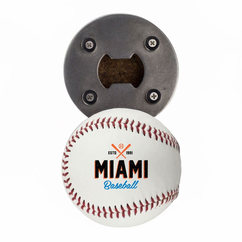 Miami Baseball Bottle Opener
