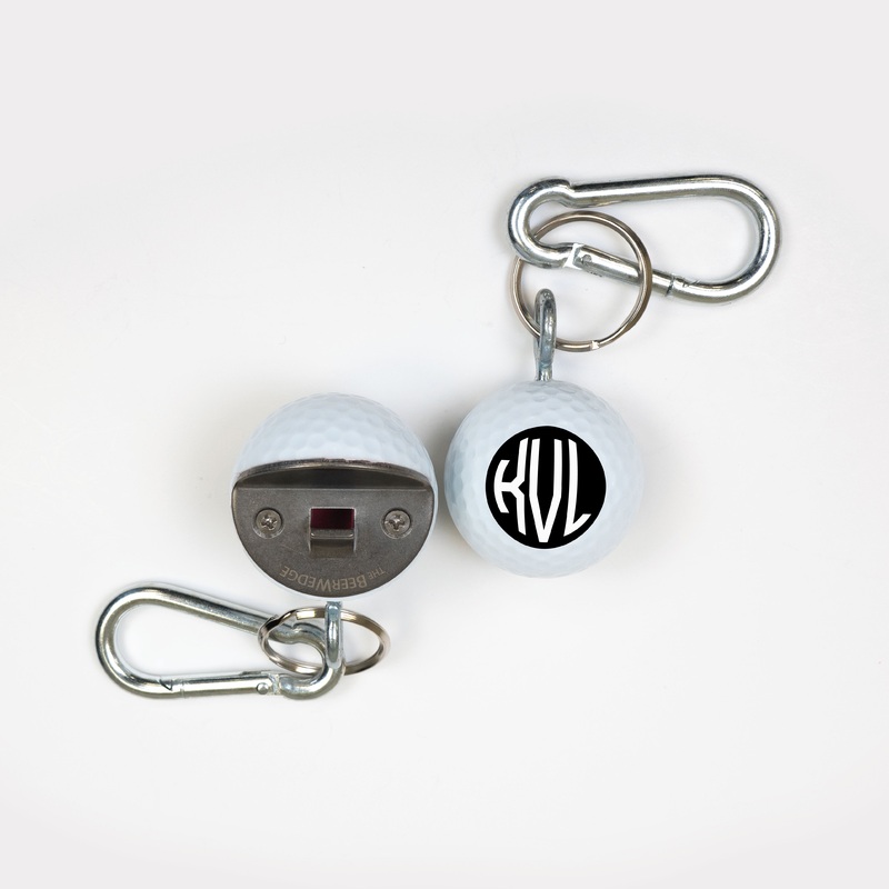 Monogram Black Circle Design, The Beer Wedge