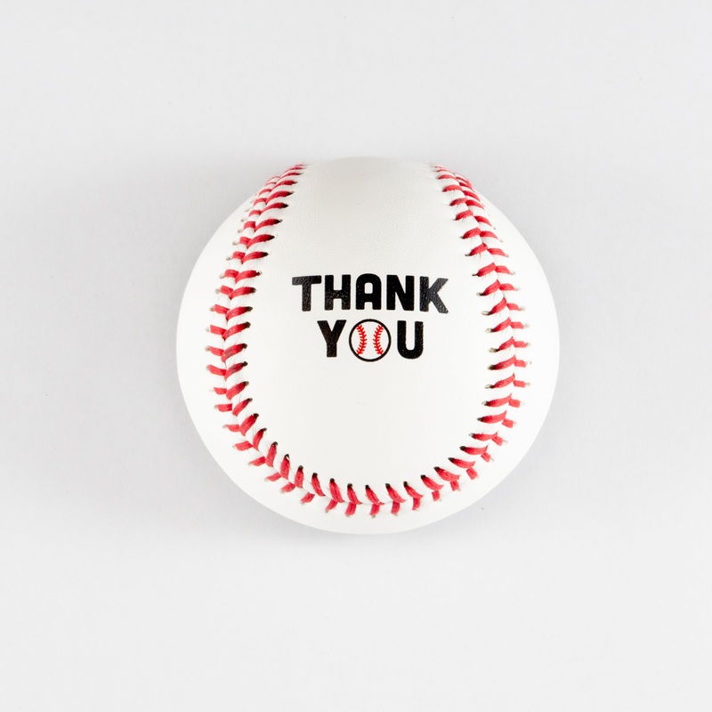 Thank You, Printed Baseball