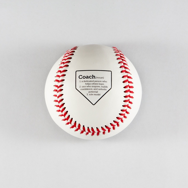 Coach Definition, Printed Baseball