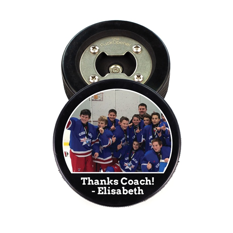 Coach Half Circle Photo with Message, The PuckOpener