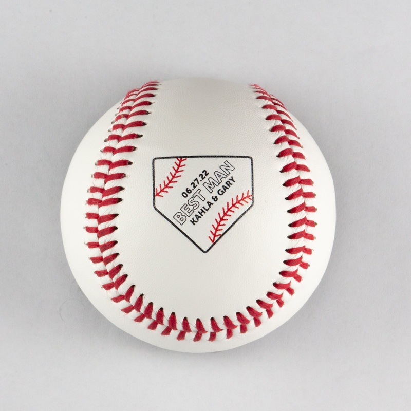Baseball Home Plate Bridal Party Role & Couple Names, The Baseball Opener
