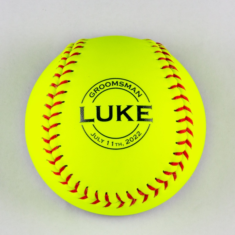Circle Name & Wedding Party Role, The Softball Opener