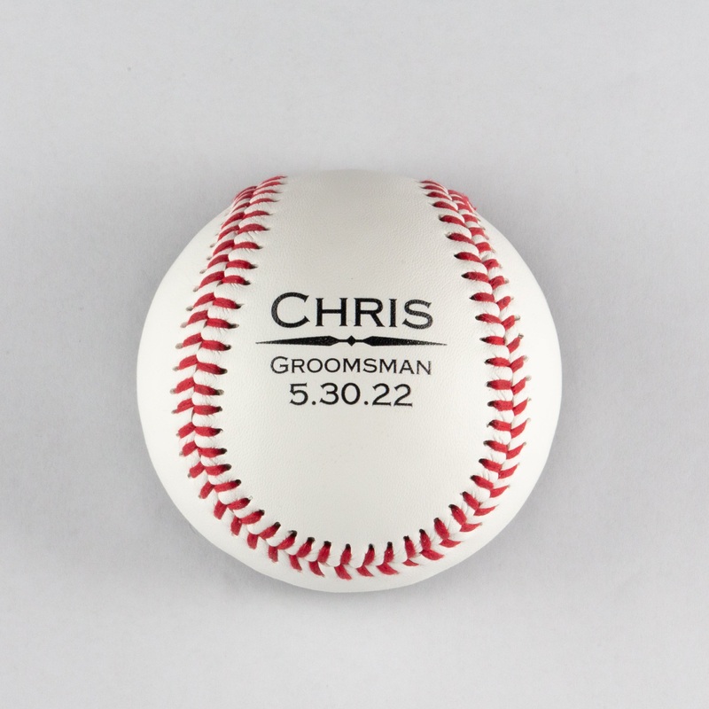 Decorative Bridal Party Role & Name, The Baseball Opener