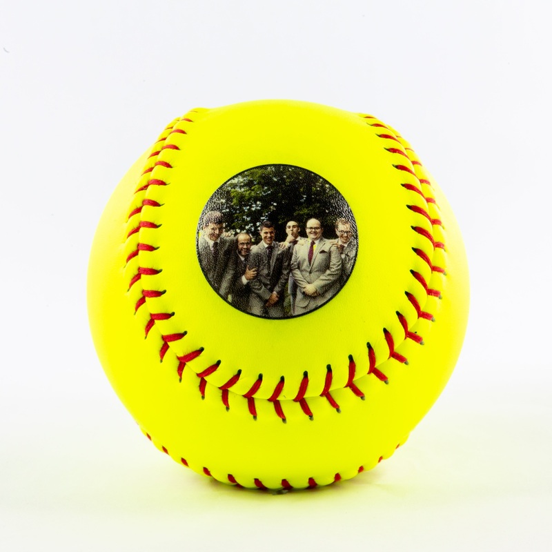 Wedding Photo, Printed Softball