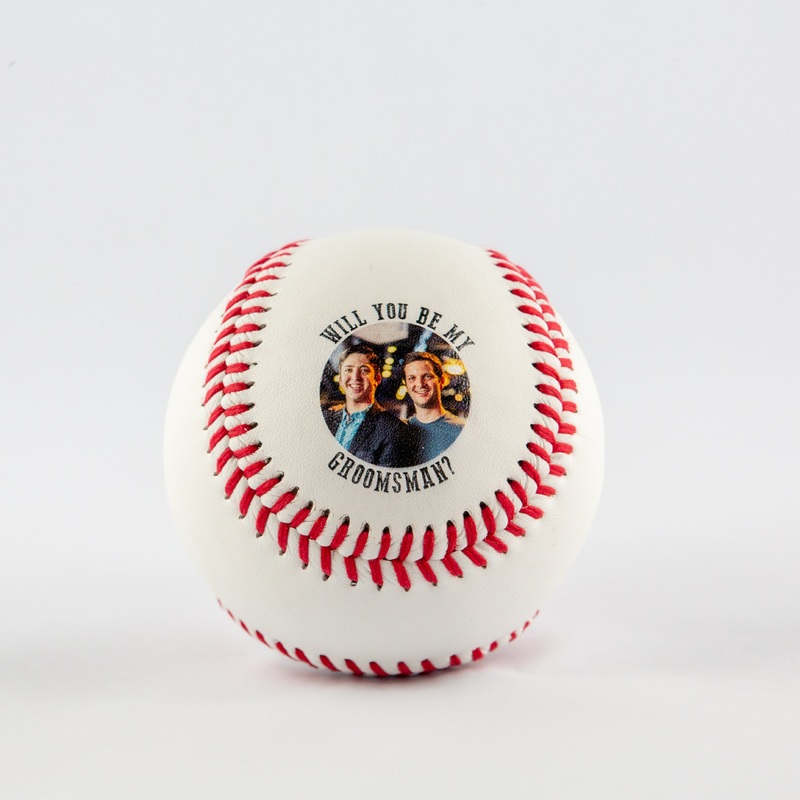 Will You Be My? Photo, Printed Baseball