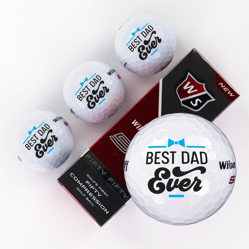 Best Dad Ever, Printed Golf Balls