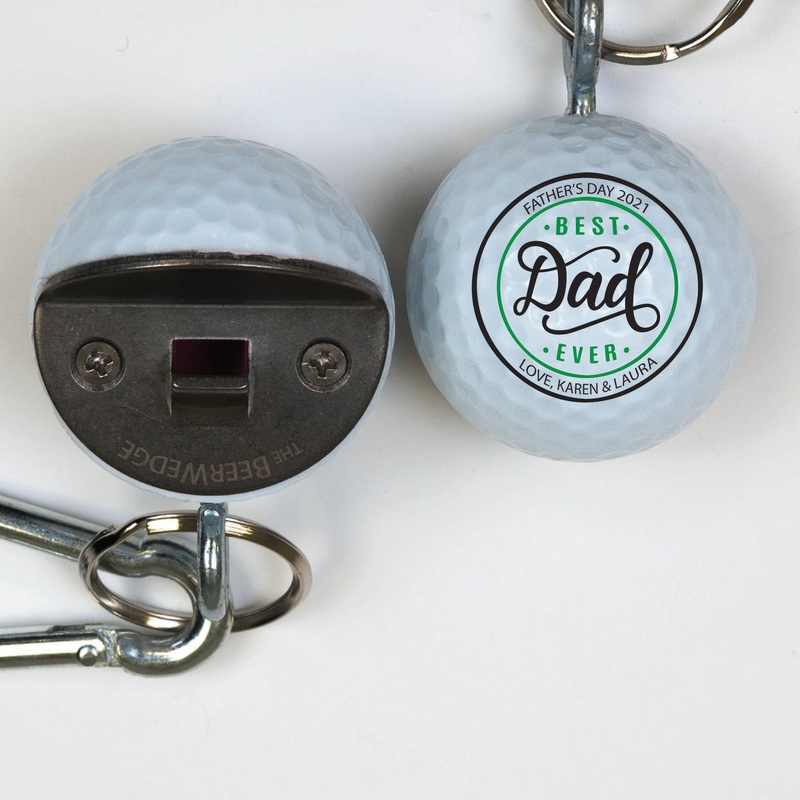 Circle Best Dad Ever Personalization, The Beer Wedge