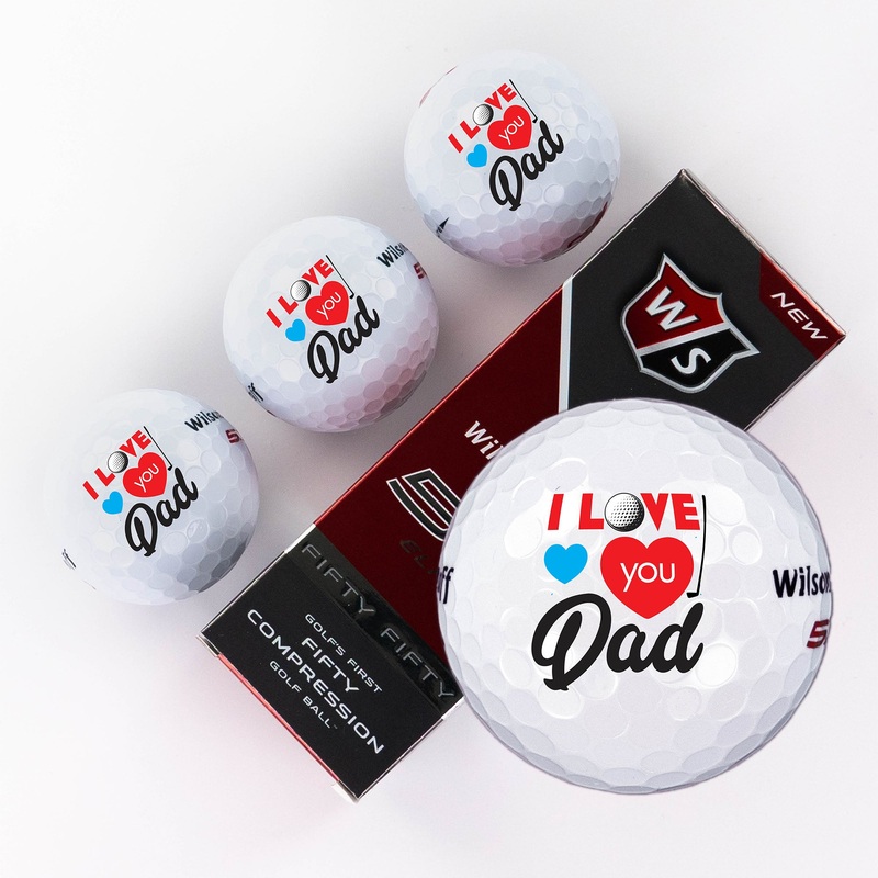 I Love You Dad, Printed Golf Balls