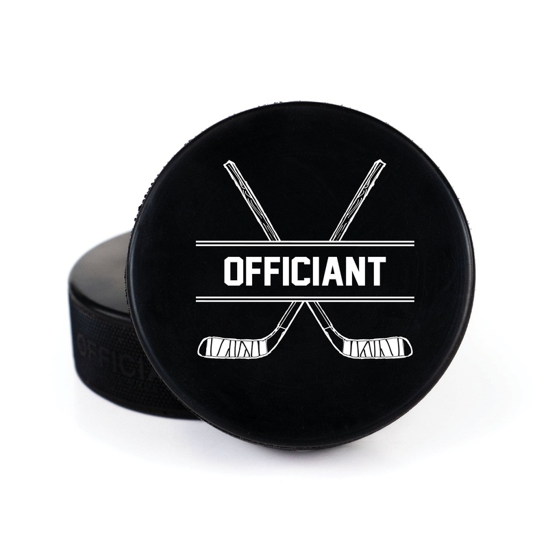 Officiant, Printed Hockey Puck
