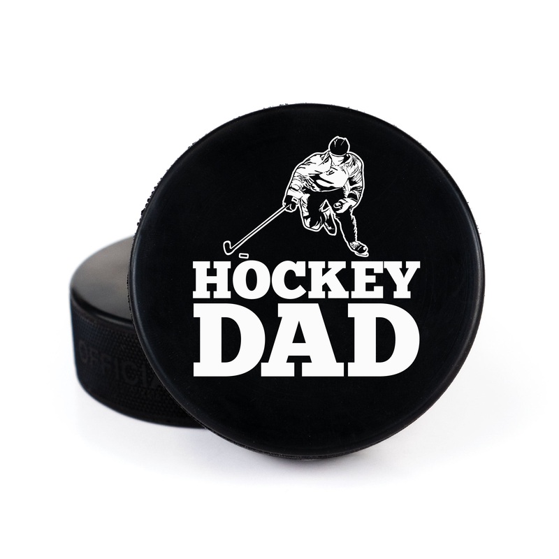 Hockey Dad, Printed Hockey Puck