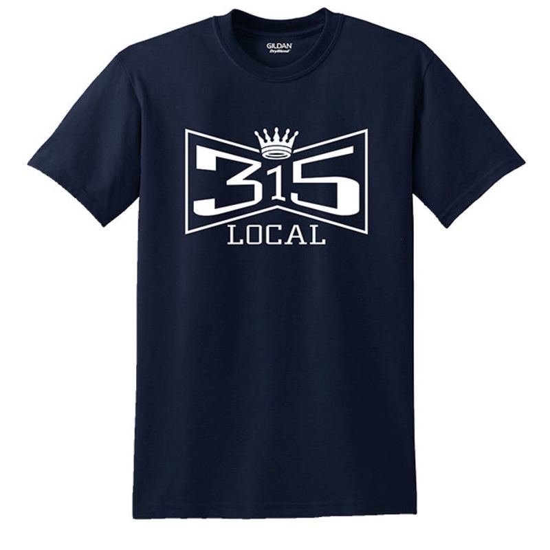 315 LOCAL Tees|Youth S|Youth M|Youth L|Youth XL|S|M|L|XL|2XL|3XL|Black|White|Gray|Red|Blue