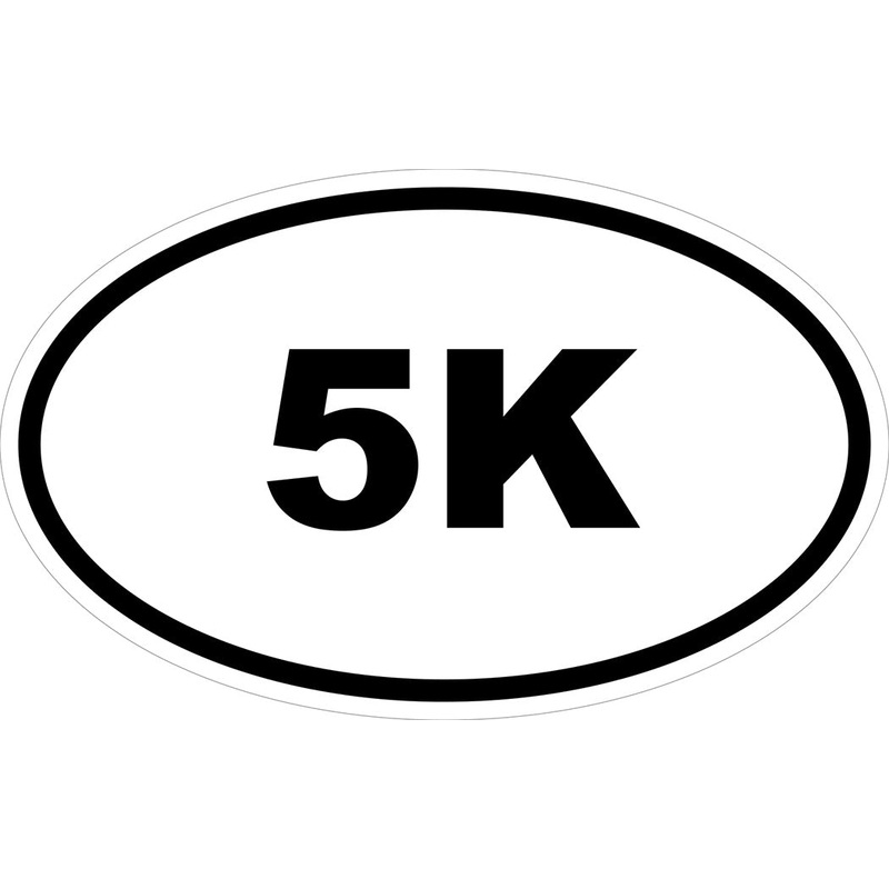 5K Decal|Font 1 (Bold)|Font 2 (Thin)