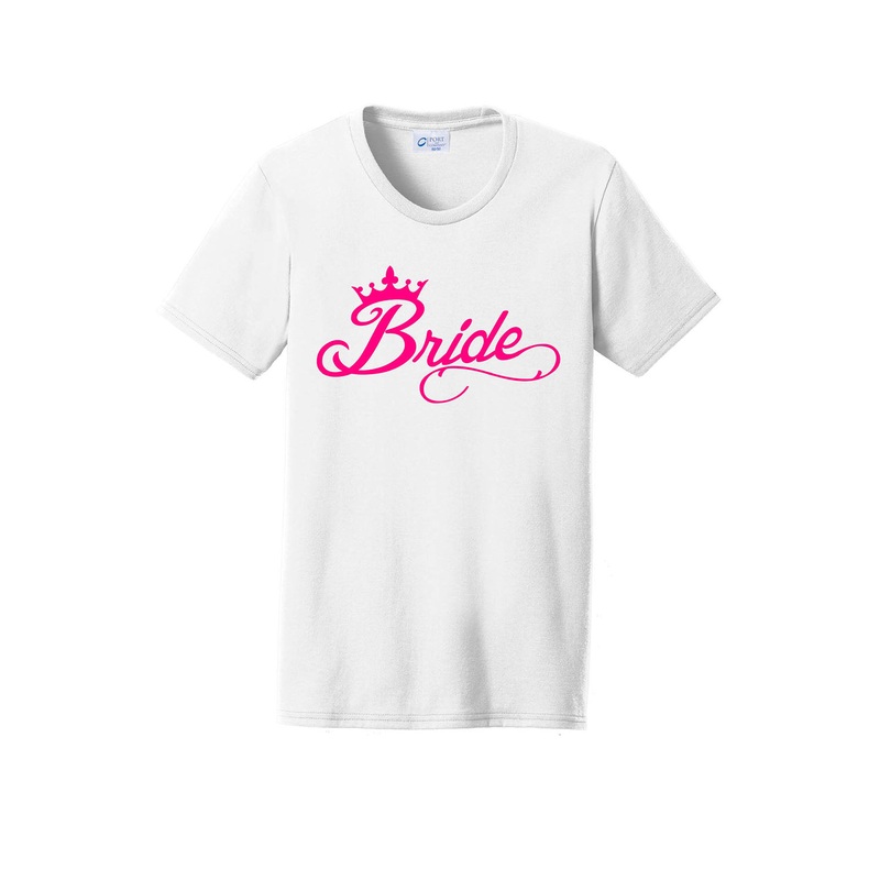 Bride T-shirt|S|M|L|XL|XXL|XXXL|Black|White|Gray