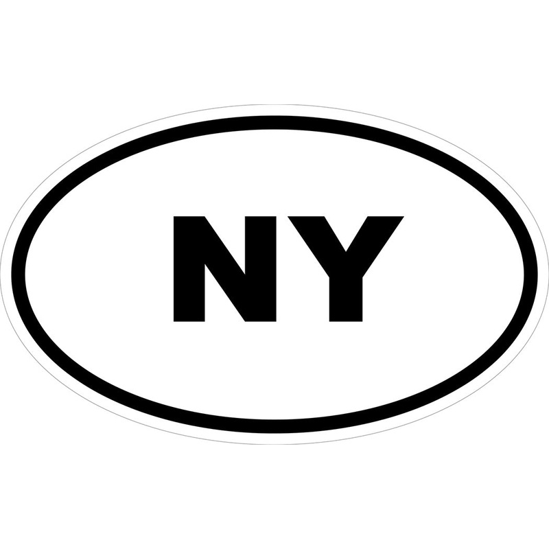 NY Decal|Font 1 (Bold)|Font 2 (Thin)