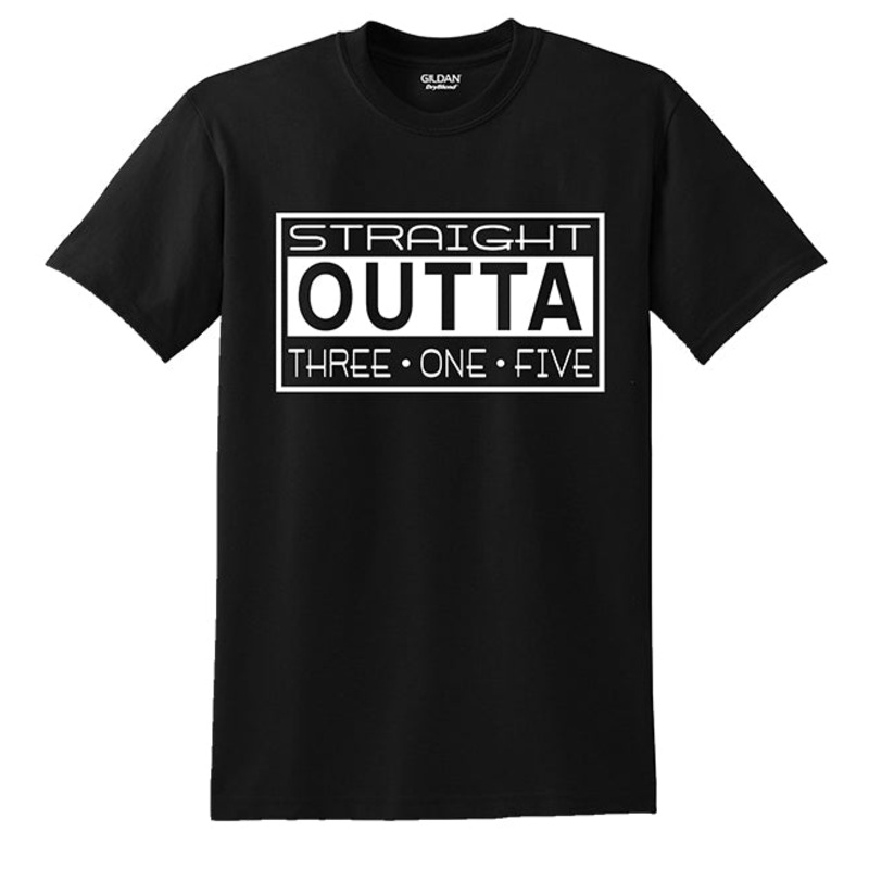 Straight Outta Three-One-Five T-shirts
