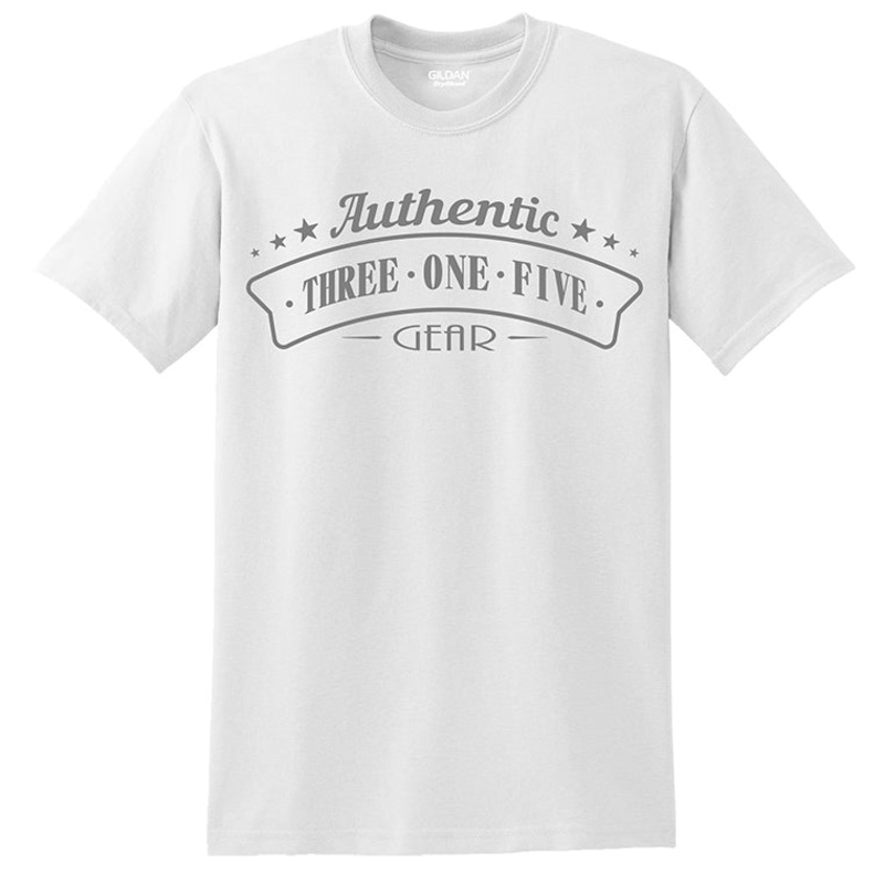 Authentic Three One Five Gear T-shirts