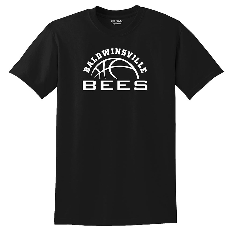 Baldwinsville Bees Basketball 50/50 Short-Sleeve Tee