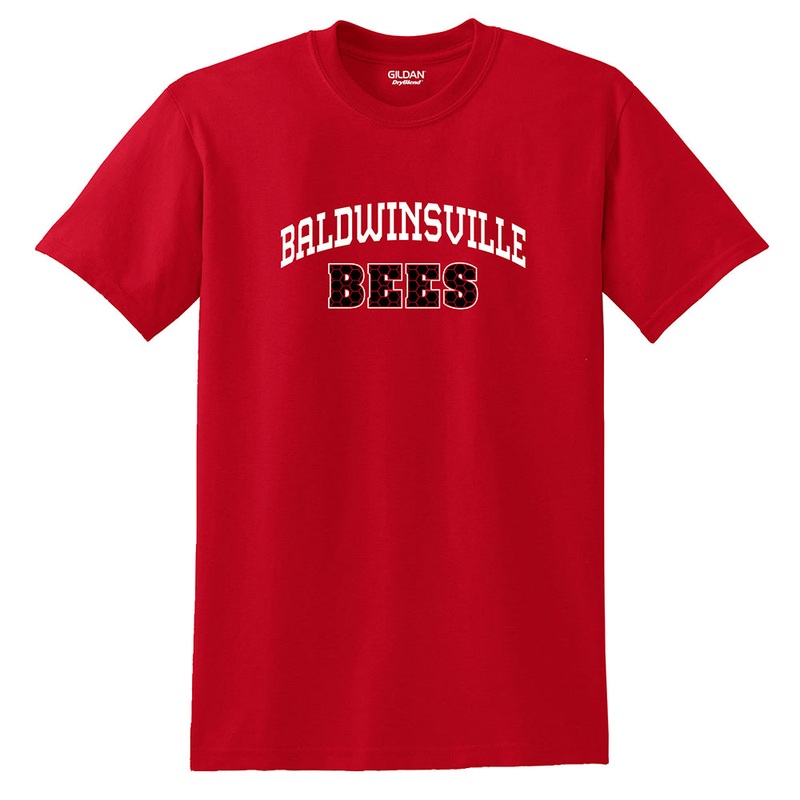 Baldwinsville Bees Honeycomb Design T-shirt
