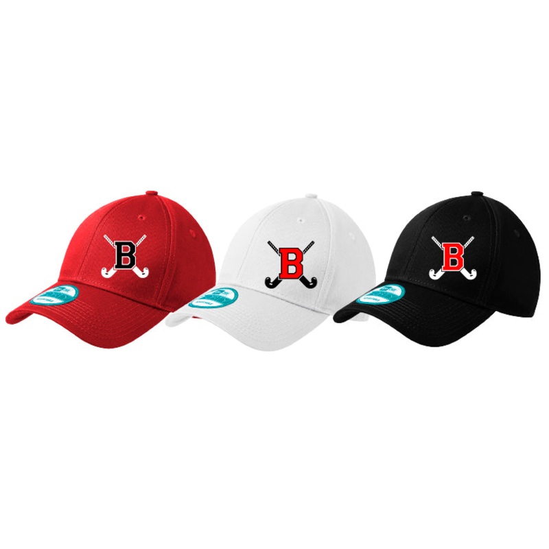 New Era NE 200 Adjustable Cap|Black|White|Red