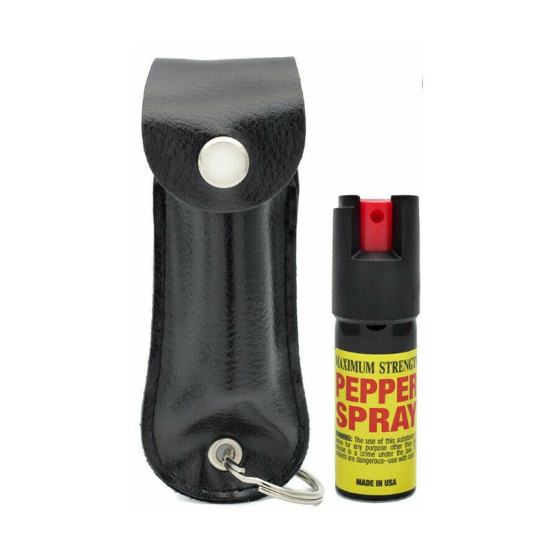 CHEETAH Pepper Spray w/ Leather Holster