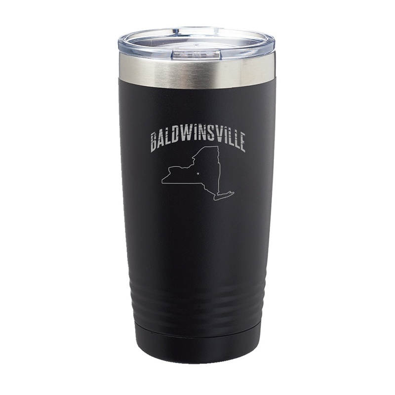 Distressed Baldwinsville Map 20oz. Insulated Tumbler