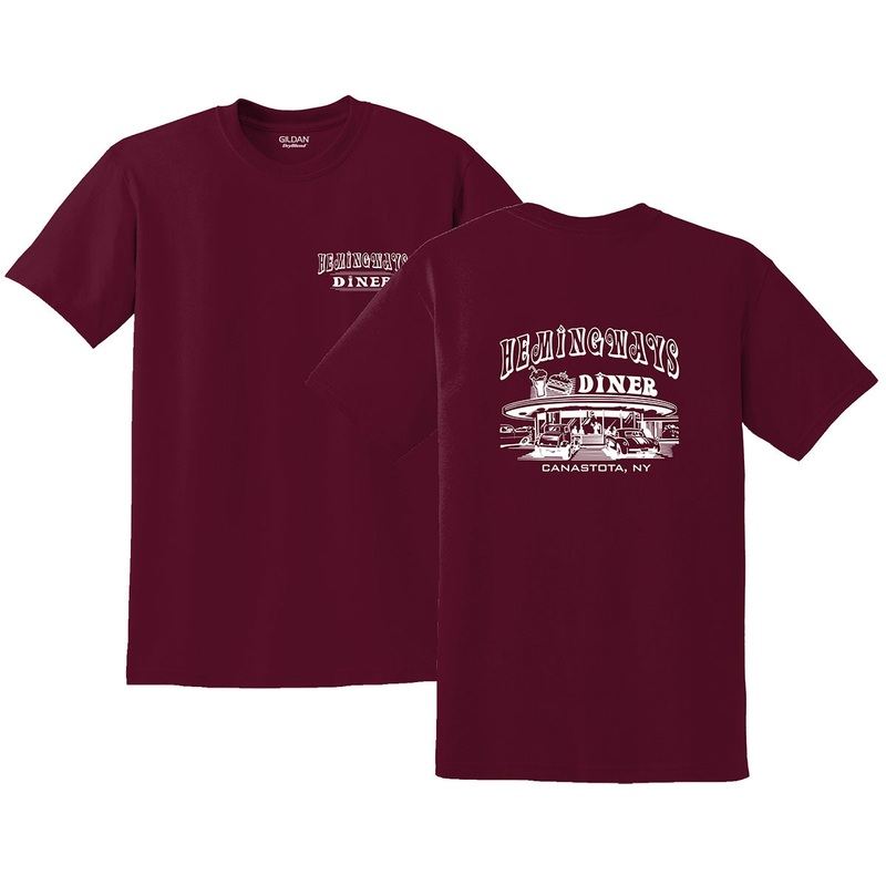 Hemingway’s Diner Maroon T-shirt