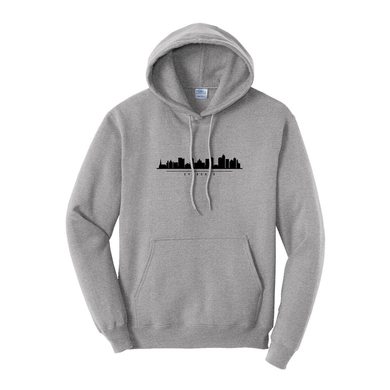 Syracuse Skyline Hoodie|S|M|L|XL|2XL|3XL|Black|White|Gray|Red